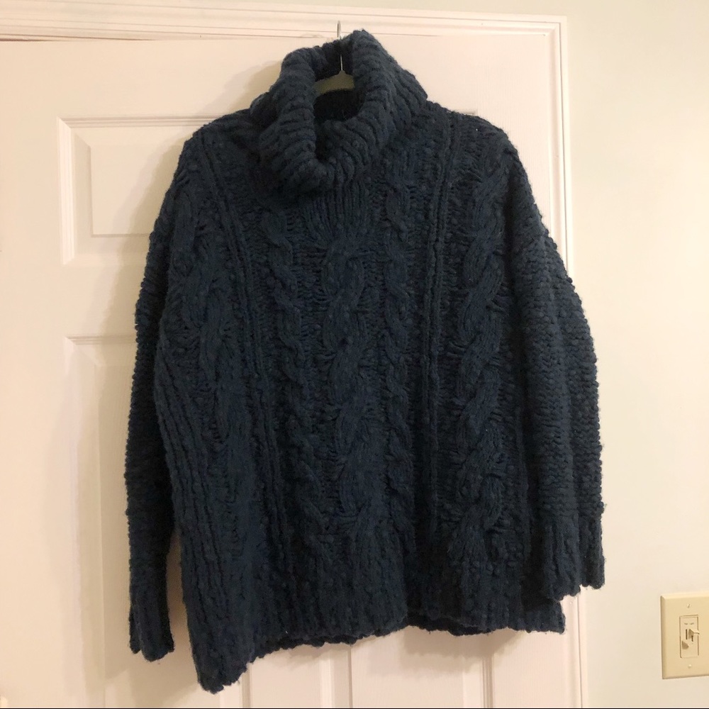 Free People Cable Knit Sweater